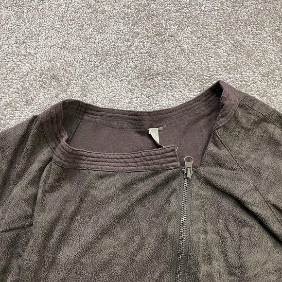 Miilla Outerwear Jacket Womens Medium Brown Full Zip Long Sleeve Stretch Casual - Picture 3 of 11